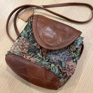 Vintage Floral Crossbody Bag